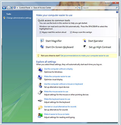 Removing Microsoft Vista Screen Magnifier