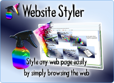 Website Styler - Style any web page easily by simply browsing the web.